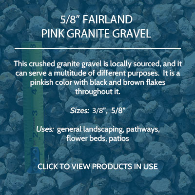 Fairland Pink Granite Gravel 40lb Bag - Dallas Stone Yard and